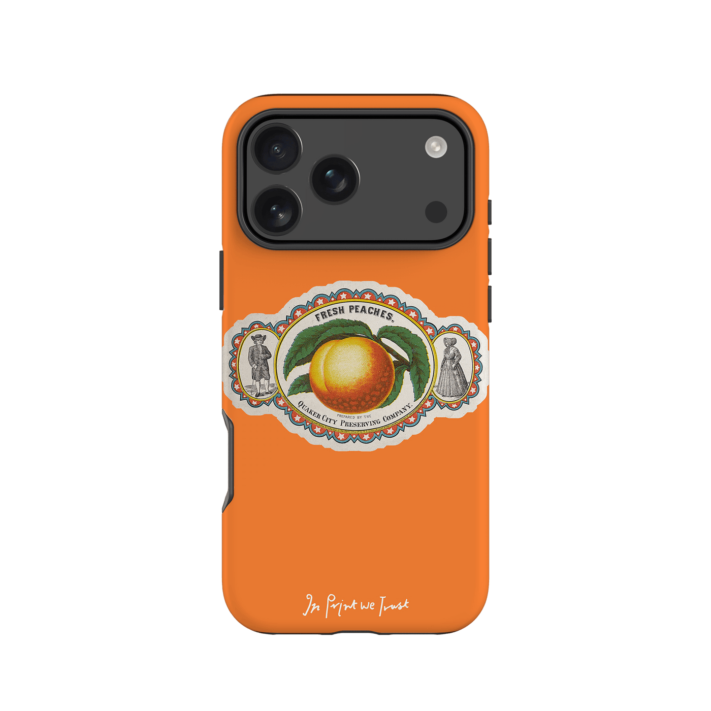 fresh peaches tough iPhone case - In Print We Trust