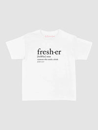 fresher baby tee - In Print We Trust
