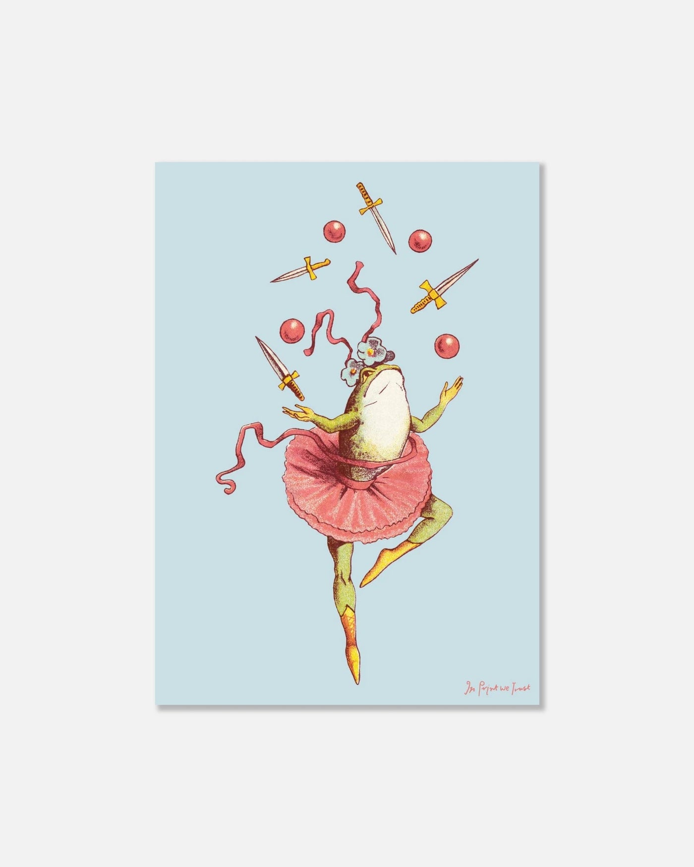 frog print - In Print We Trust