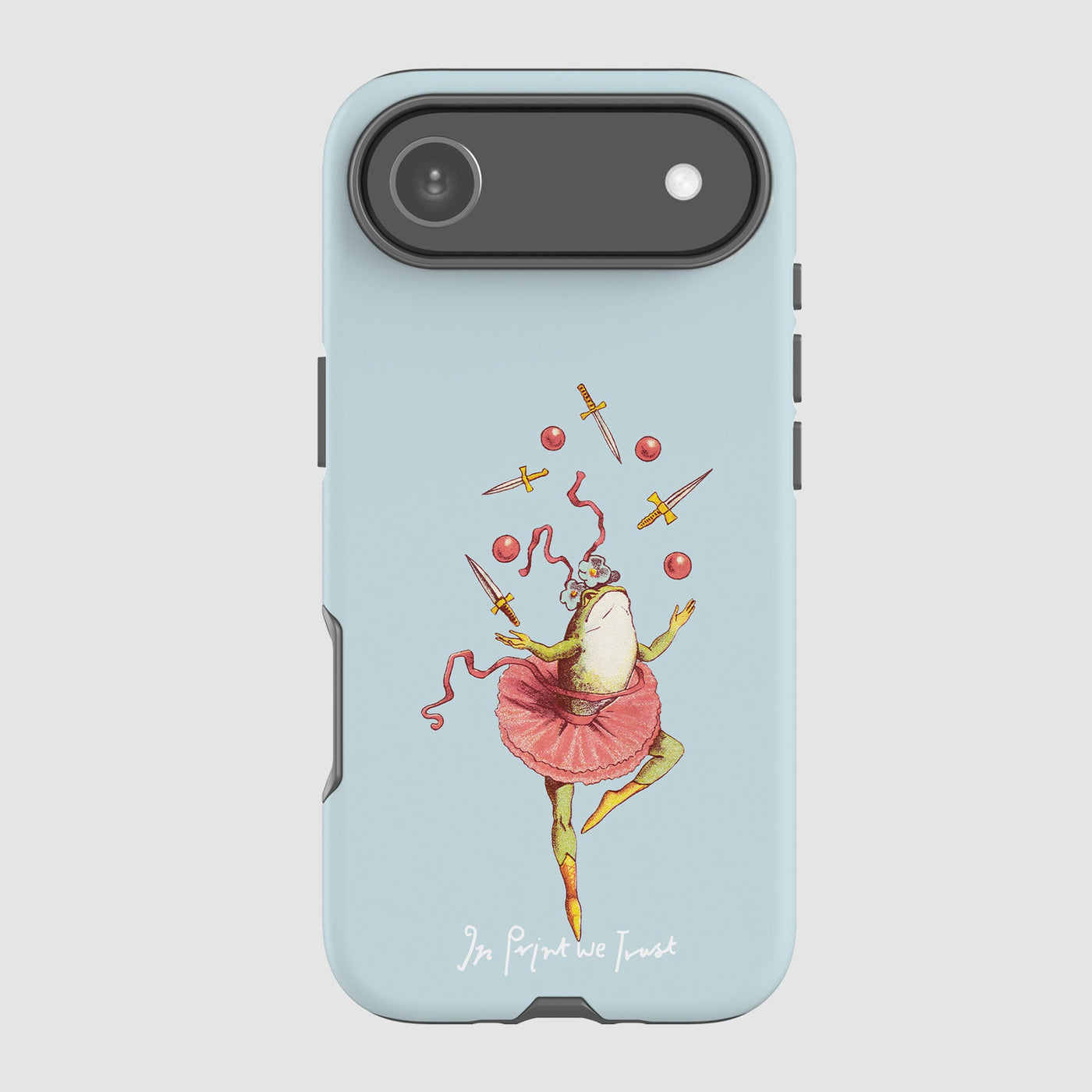 frog tough iPhone case - In Print We Trust