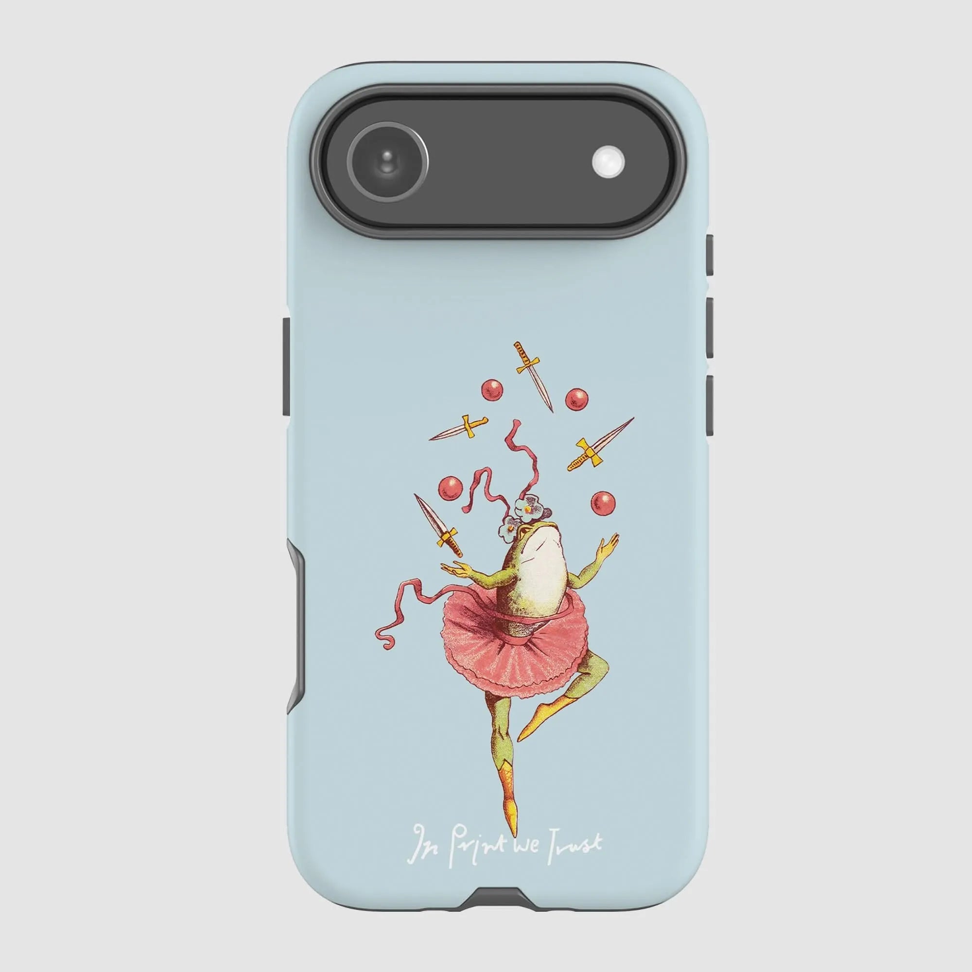 frog tough iPhone case - In Print We Trust