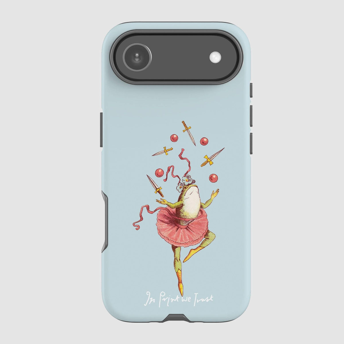 frog tough iPhone case - In Print We Trust