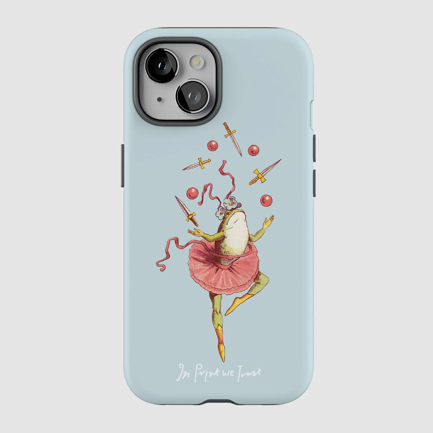 frog tough iPhone case - In Print We Trust