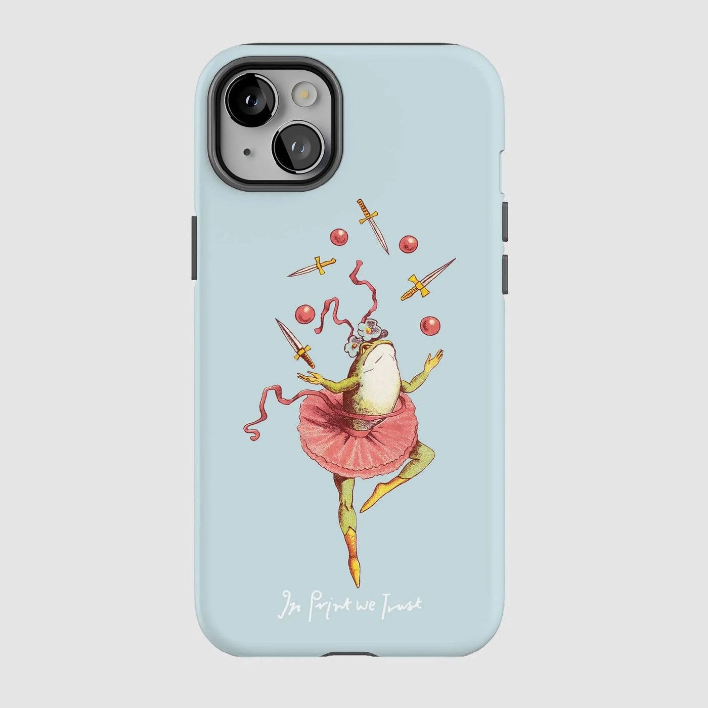 frog tough iPhone case - In Print We Trust
