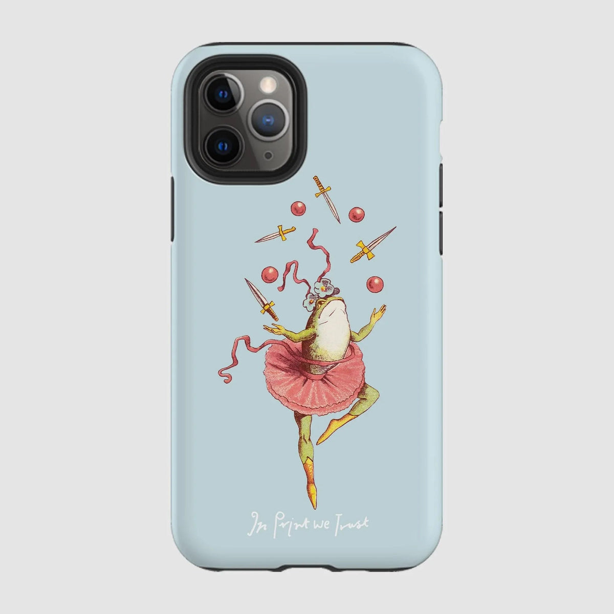 frog tough iPhone case - In Print We Trust