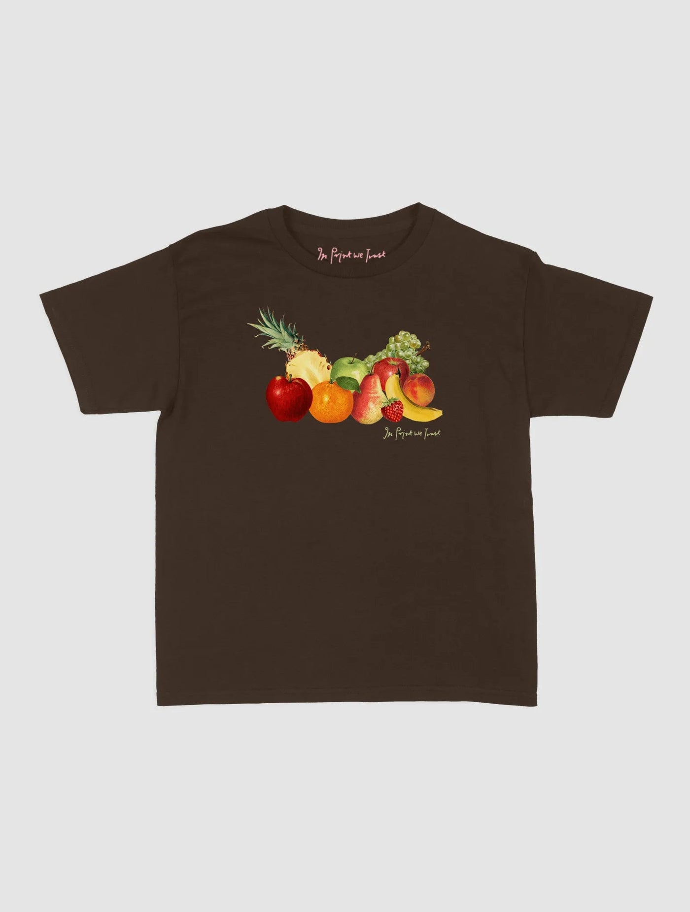 fruit basket baby tee - In Print We Trust