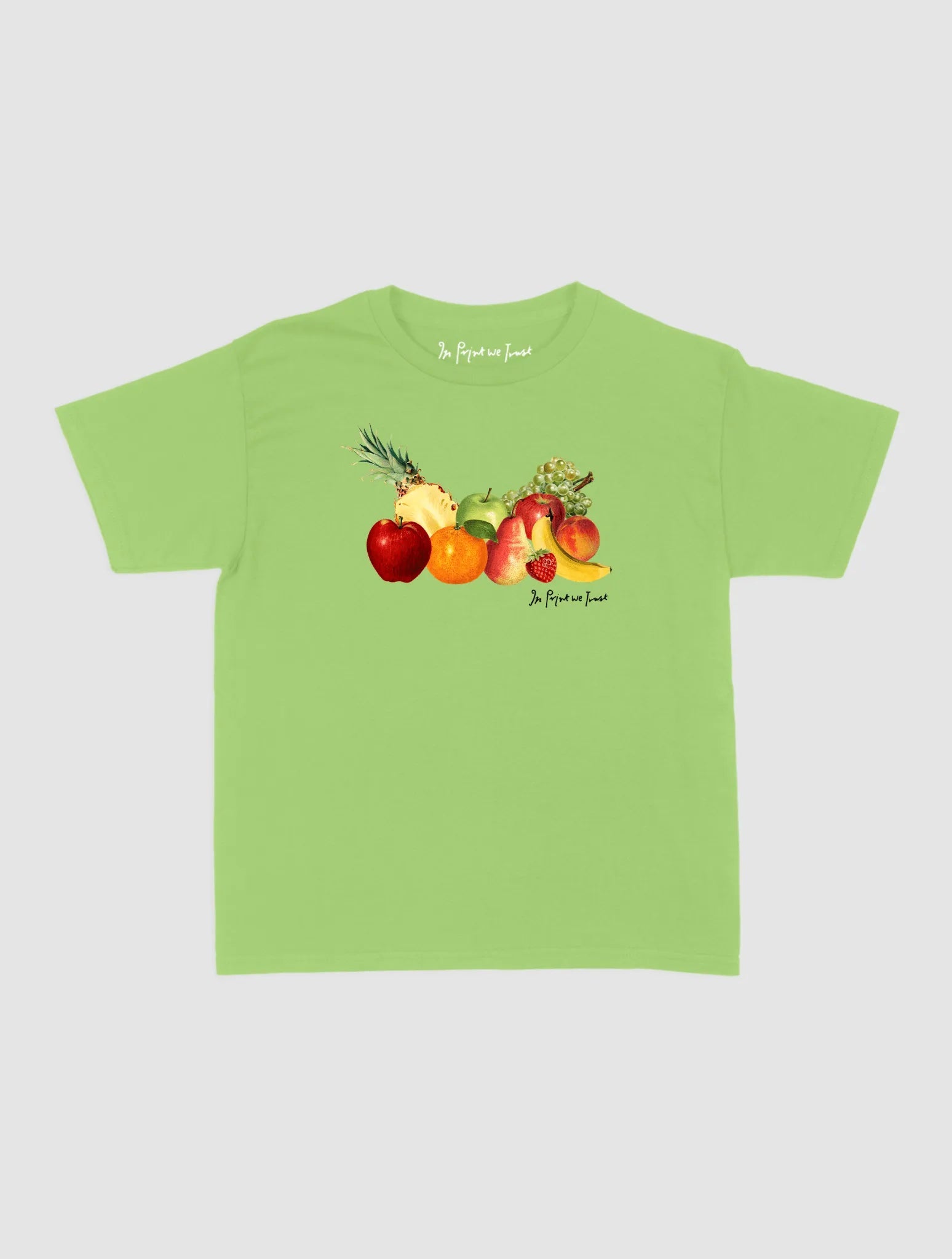 fruit basket baby tee - In Print We Trust
