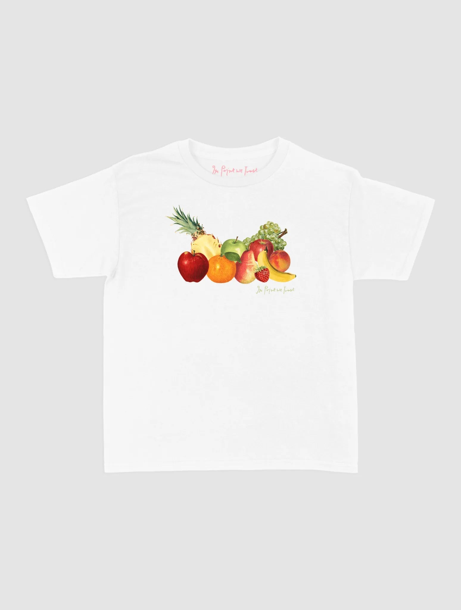 fruit basket baby tee - In Print We Trust