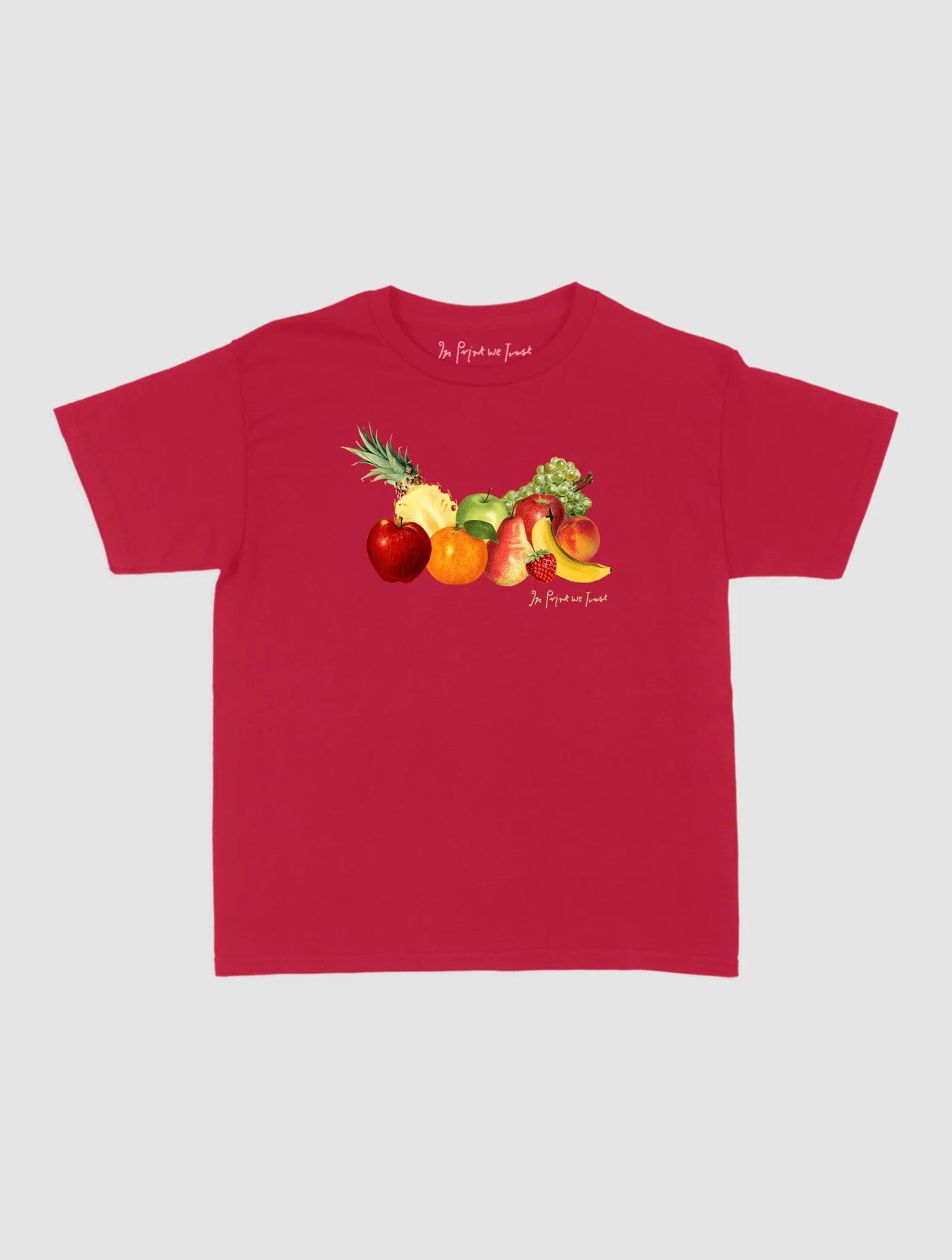 fruit basket baby tee - In Print We Trust