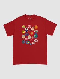 fruit stickers classic tee - In Print We Trust