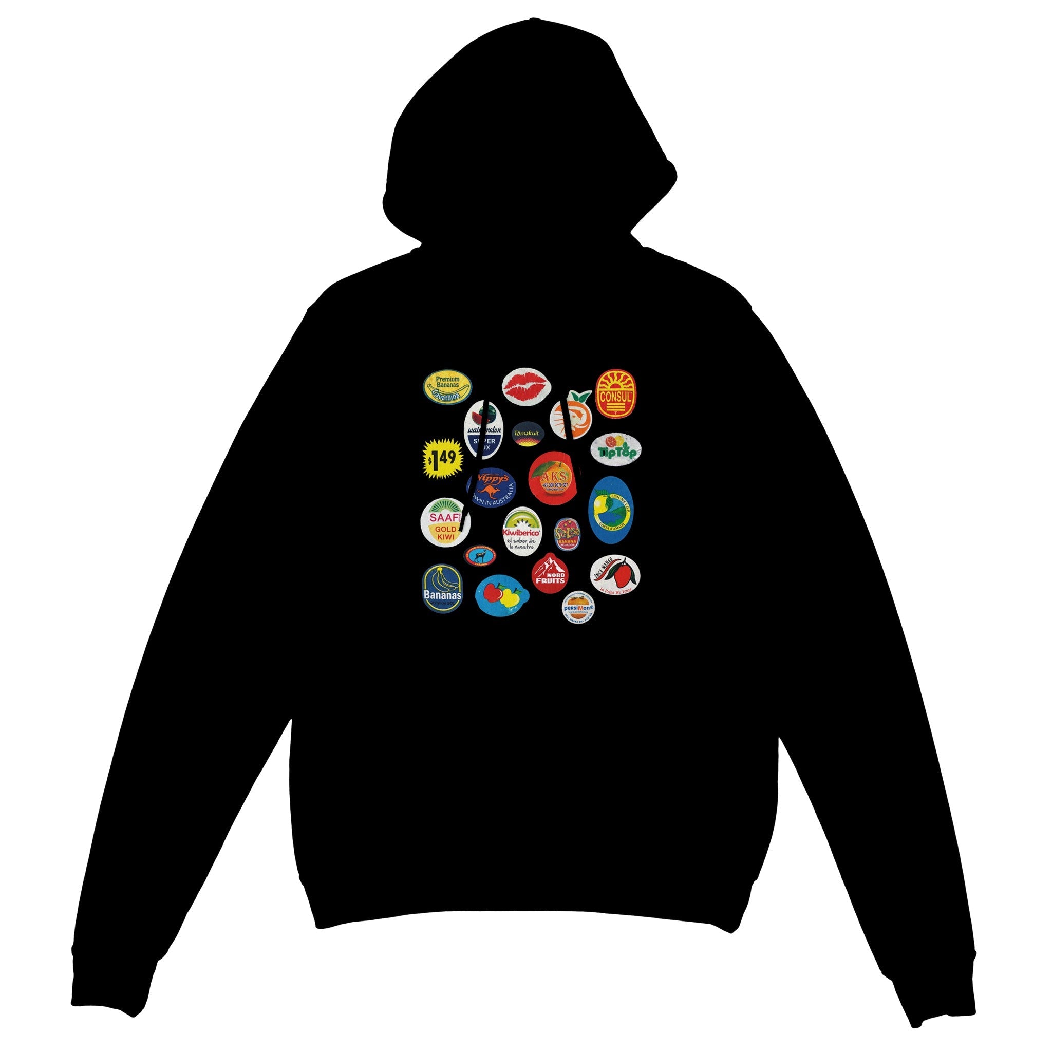 'Fruit Stickers' hoodie - In Print We Trust