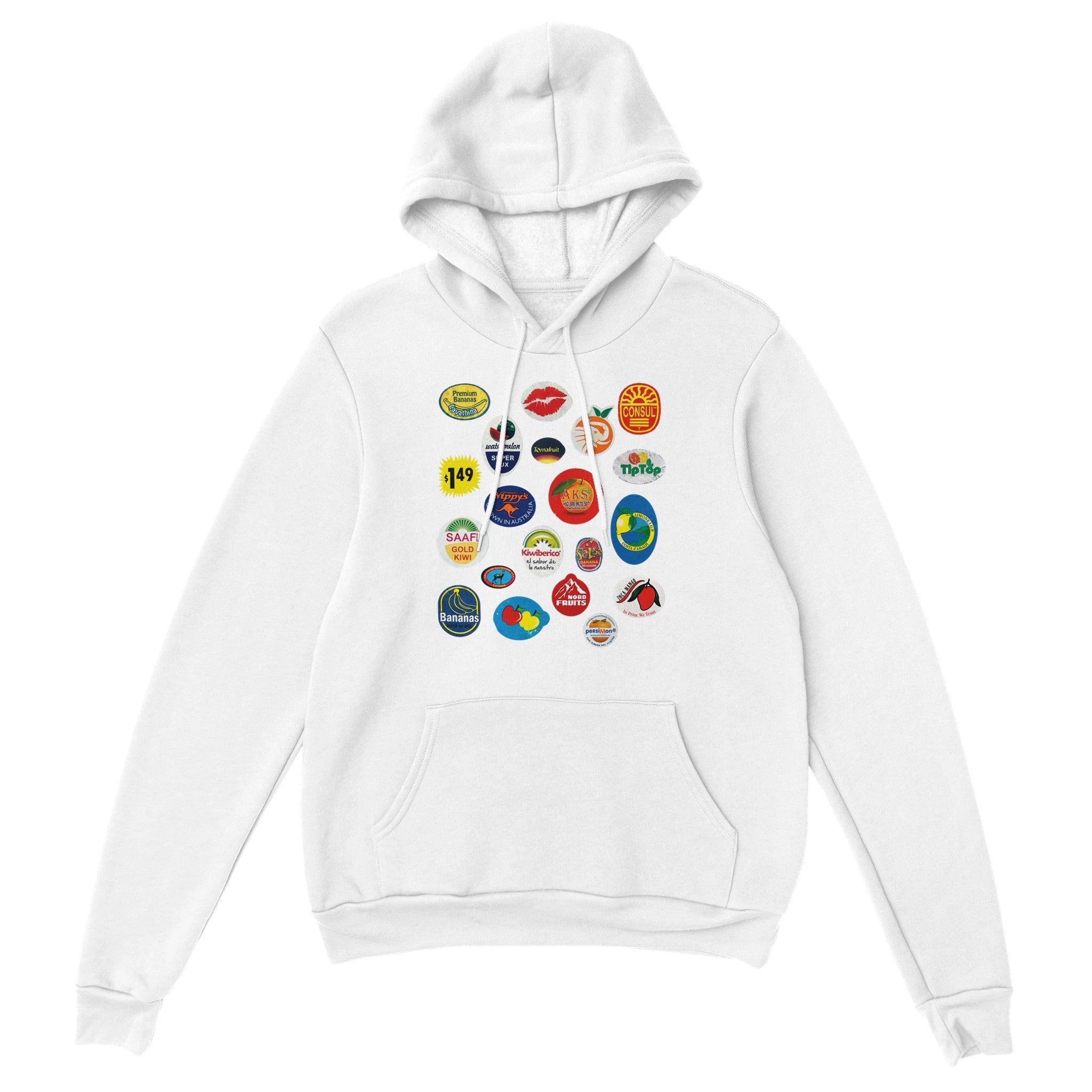 'Fruit Stickers' hoodie - In Print We Trust