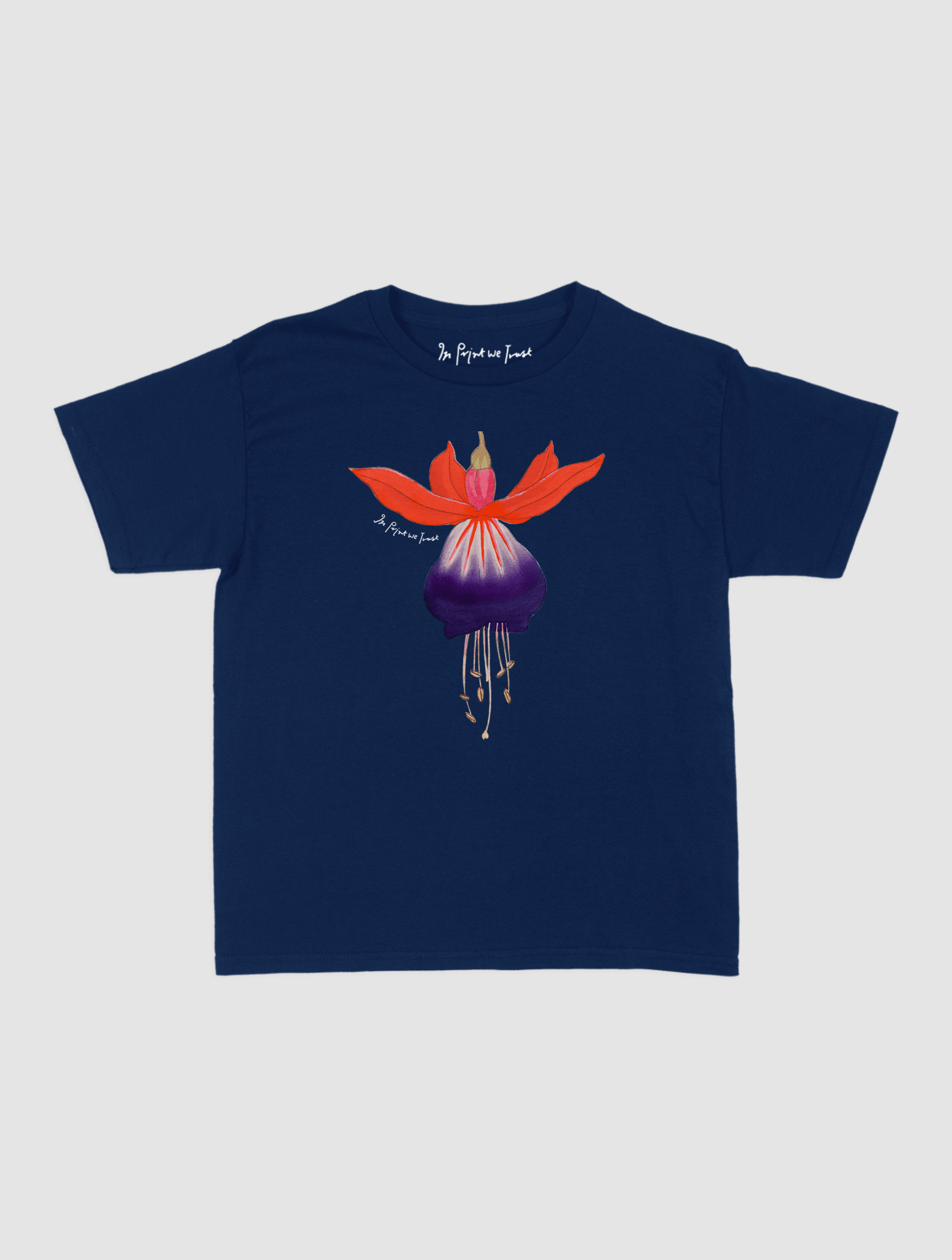 fuchsia baby tee - In Print We Trust