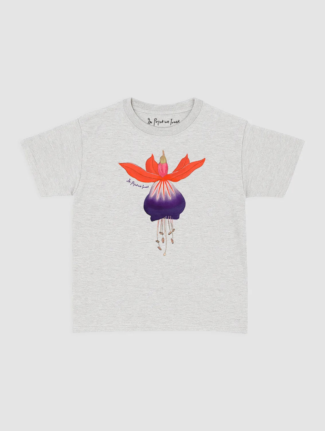 fuchsia baby tee - In Print We Trust