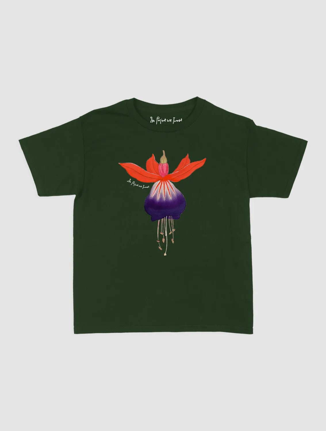 fuchsia baby tee - In Print We Trust