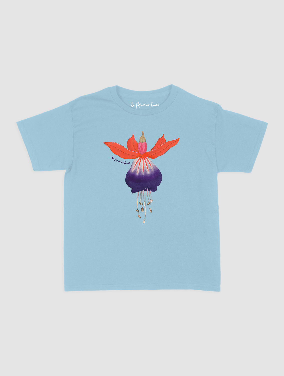 fuchsia baby tee - In Print We Trust