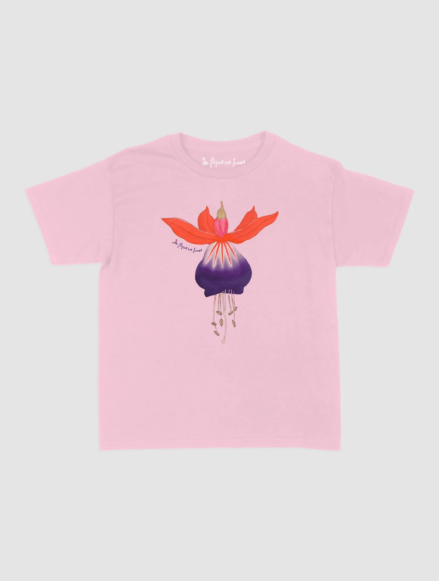fuchsia baby tee - In Print We Trust
