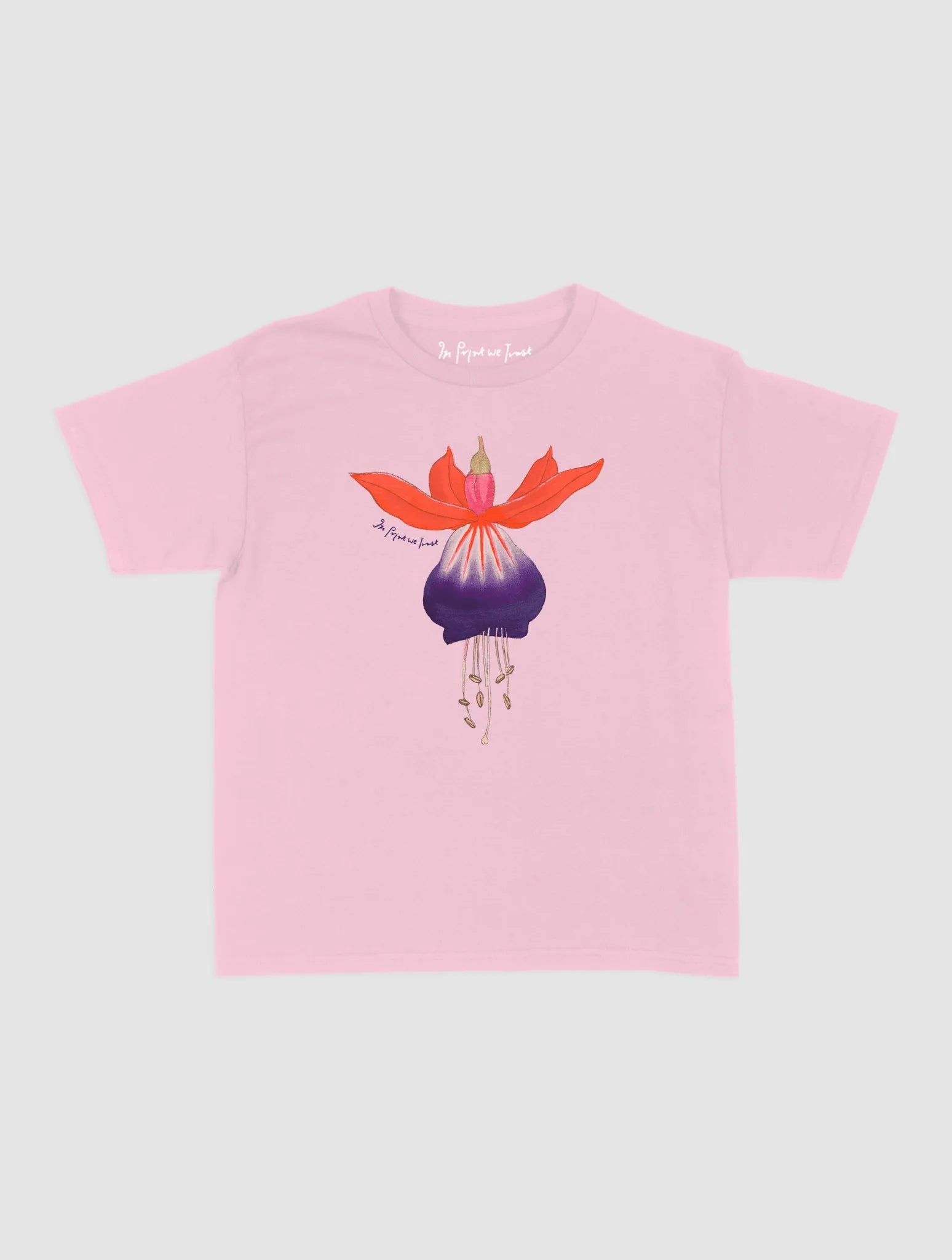 fuchsia baby tee - In Print We Trust