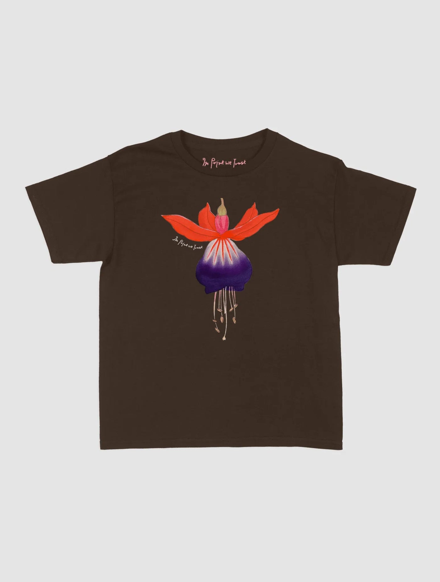 fuchsia baby tee - In Print We Trust