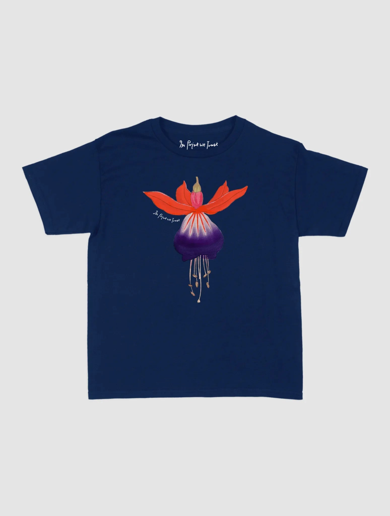 fuchsia baby tee - In Print We Trust