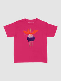 fuchsia baby tee - In Print We Trust