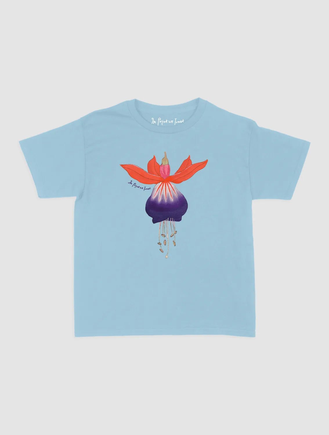 fuchsia baby tee - In Print We Trust