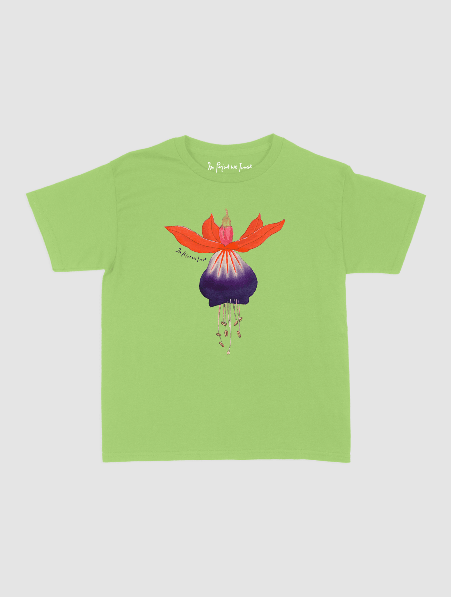 fuchsia baby tee - In Print We Trust