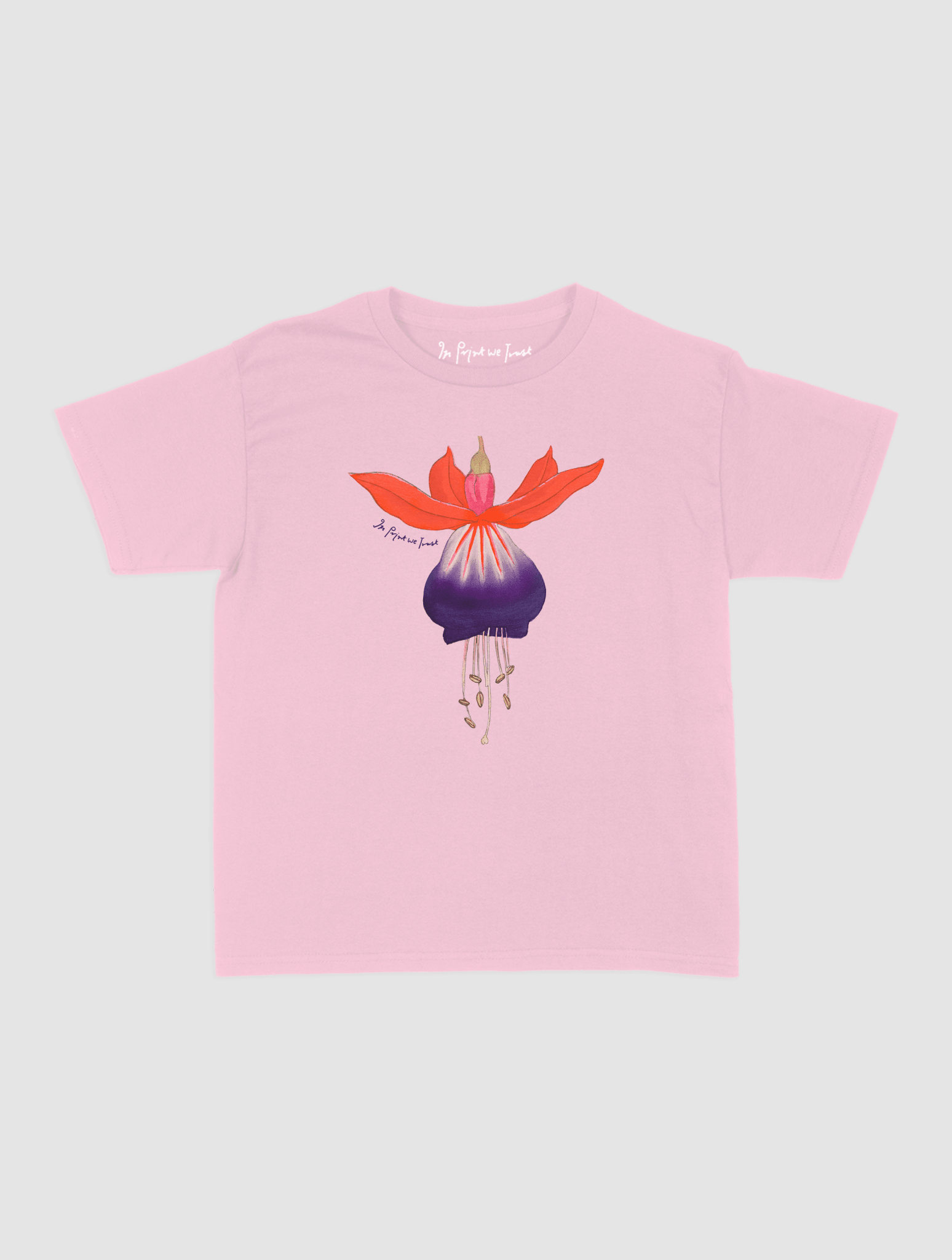 fuchsia baby tee - In Print We Trust