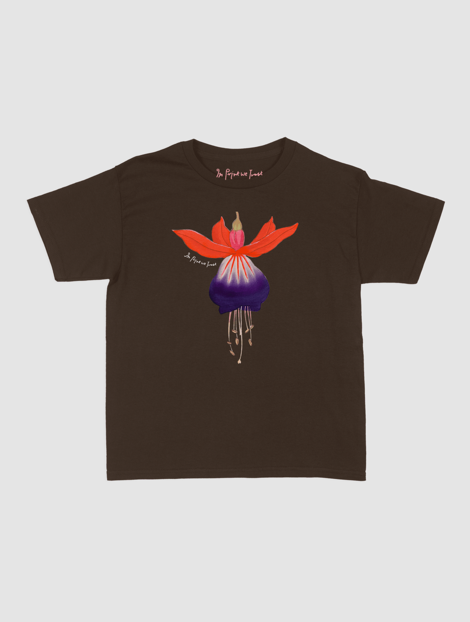 fuchsia baby tee - In Print We Trust