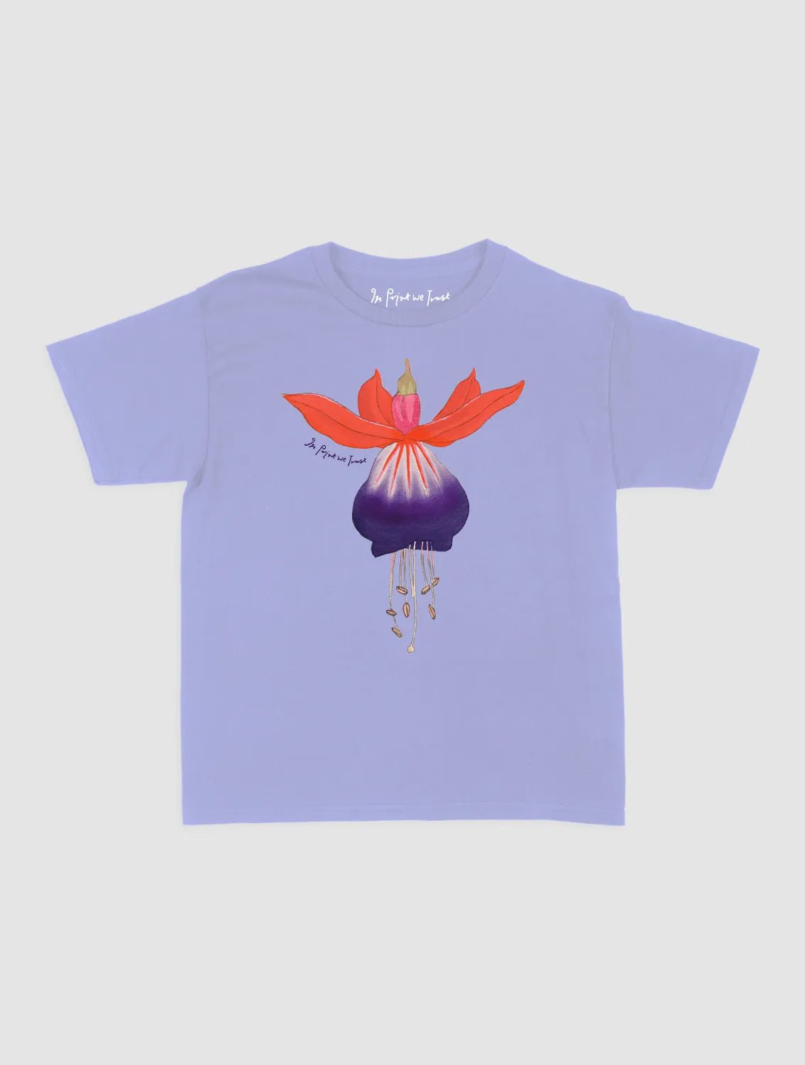 fuchsia baby tee - In Print We Trust