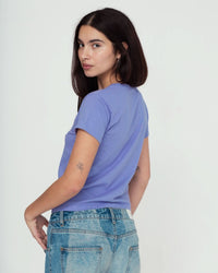 fuchsia baby tee - In Print We Trust