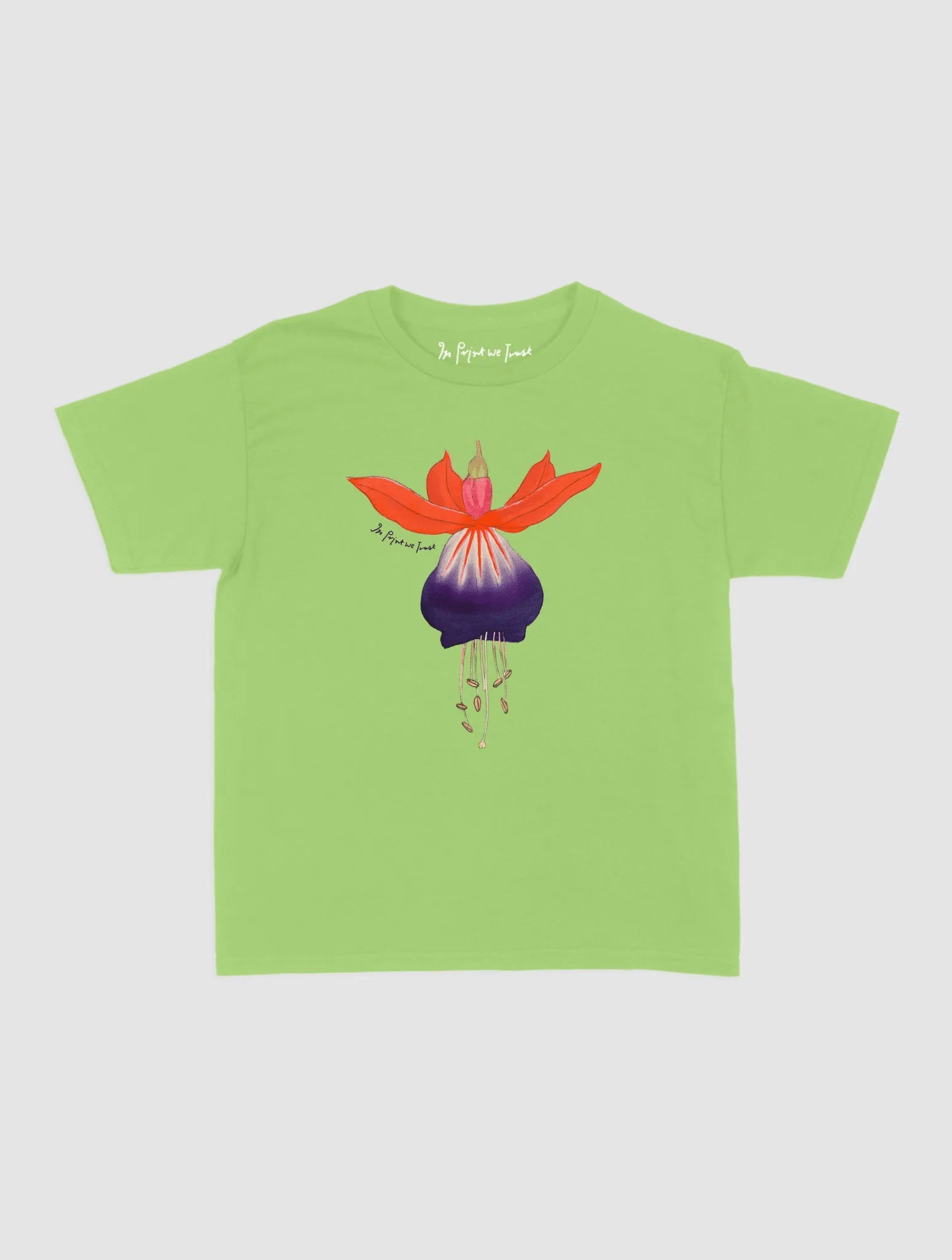 fuchsia baby tee - In Print We Trust