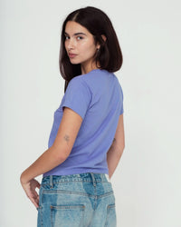 fuchsia baby tee - In Print We Trust
