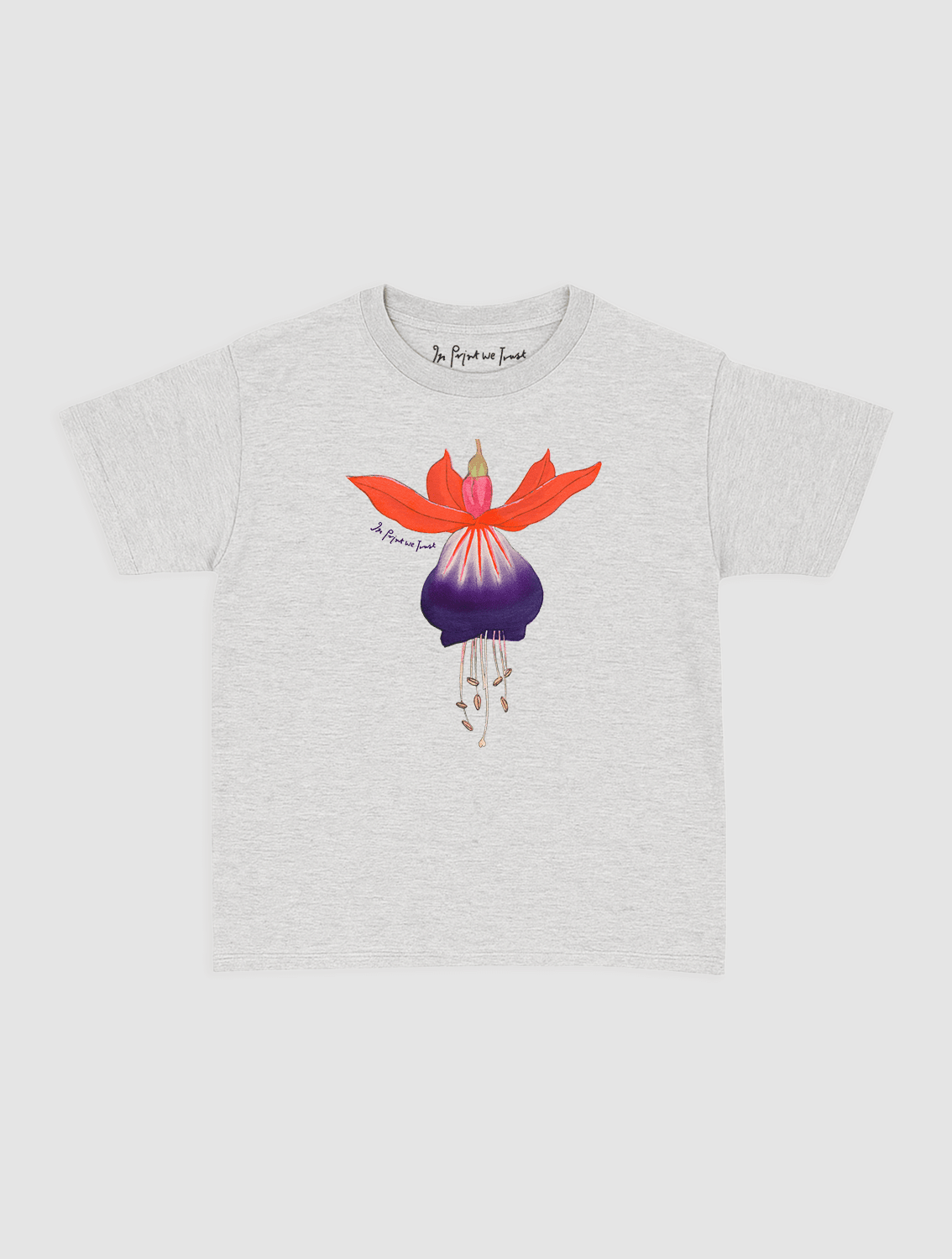 fuchsia baby tee - In Print We Trust