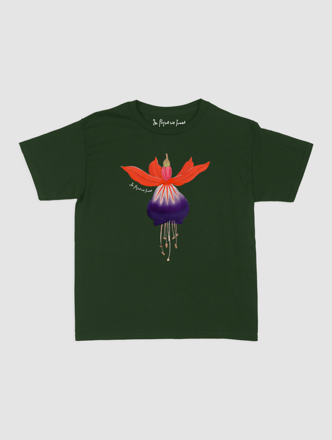 fuchsia baby tee - In Print We Trust