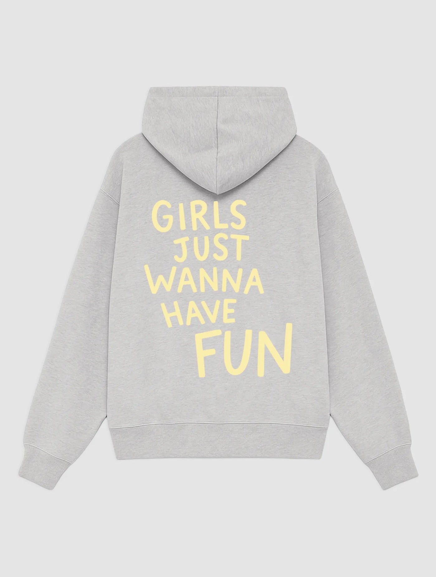 fun grey hoodie - In Print We Trust