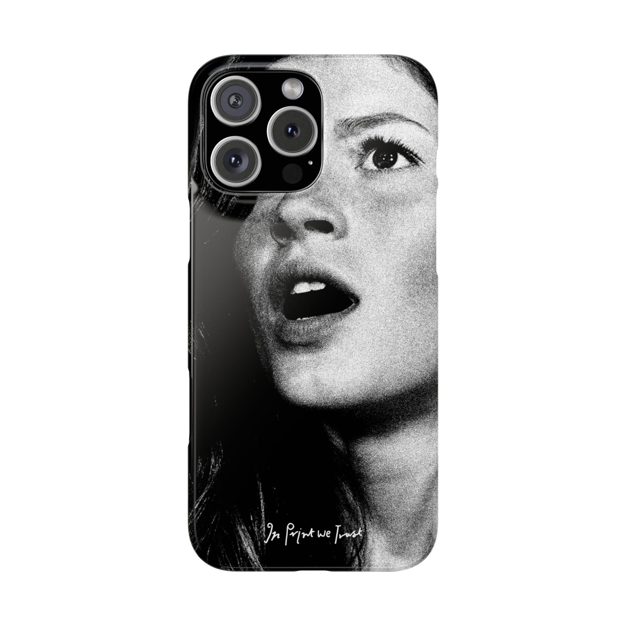 gasp iPhone case - In Print We Trust