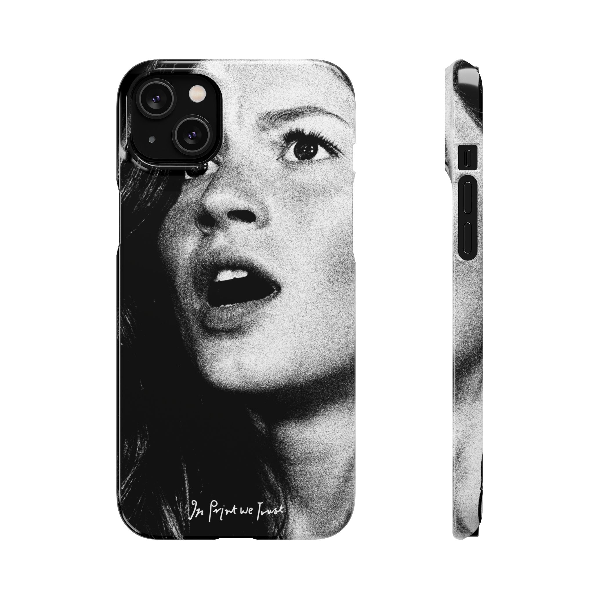 gasp iPhone case - In Print We Trust