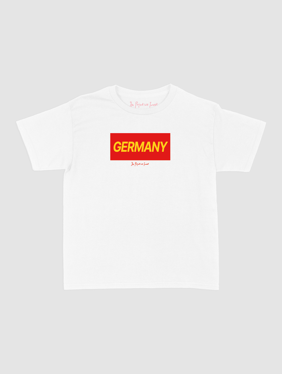germany baby tee - In Print We Trust