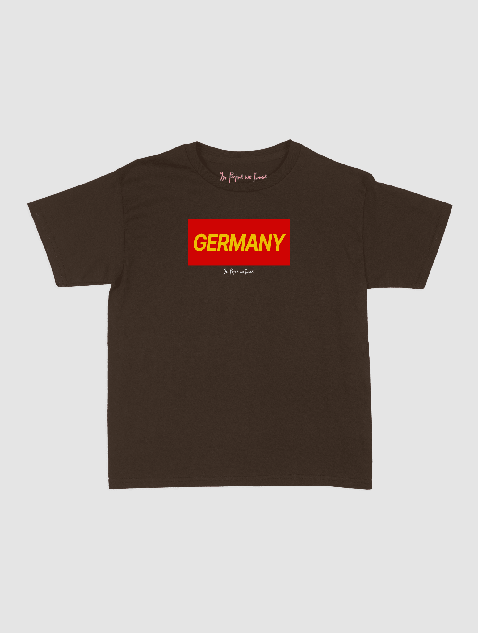 germany baby tee - In Print We Trust