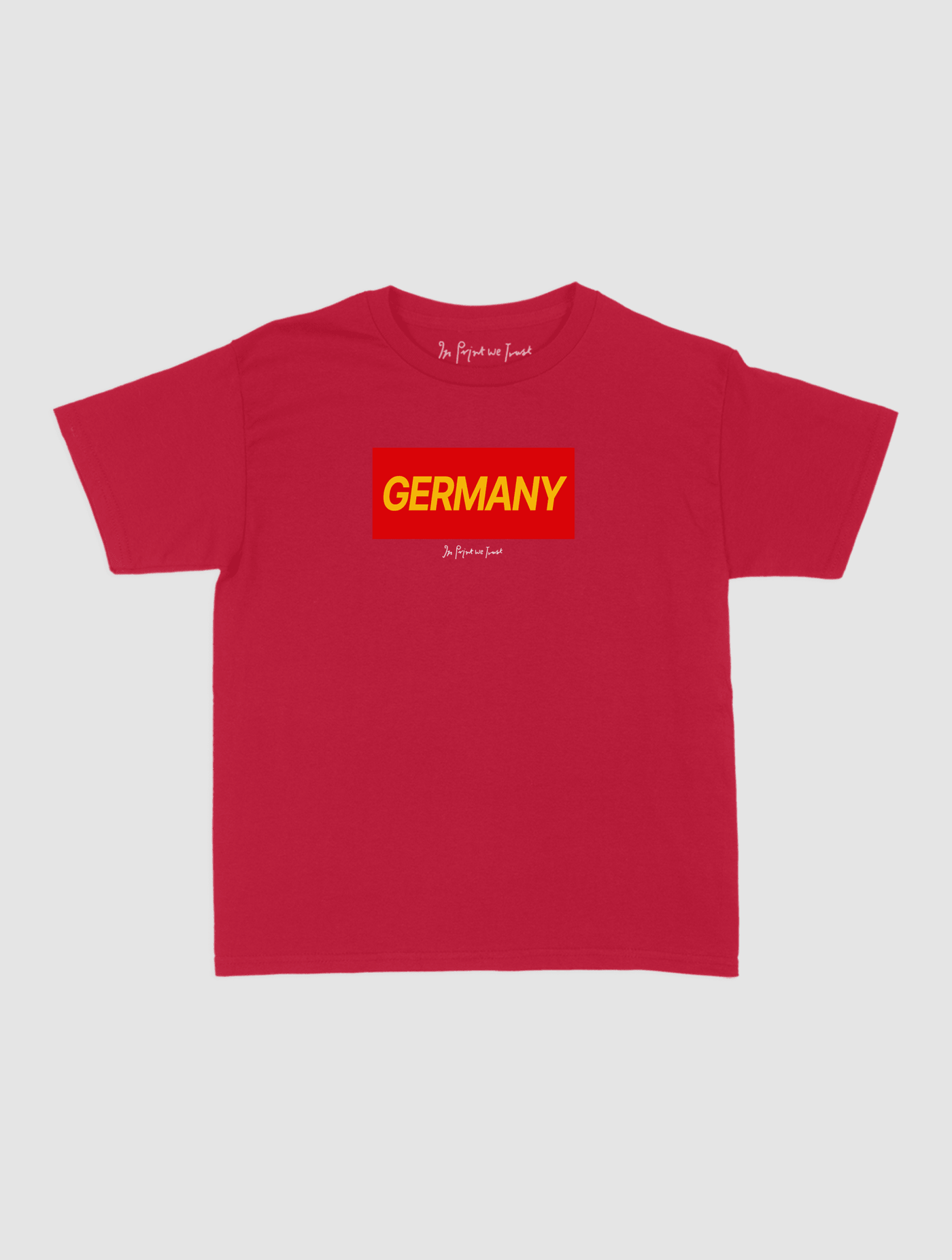 germany baby tee - In Print We Trust