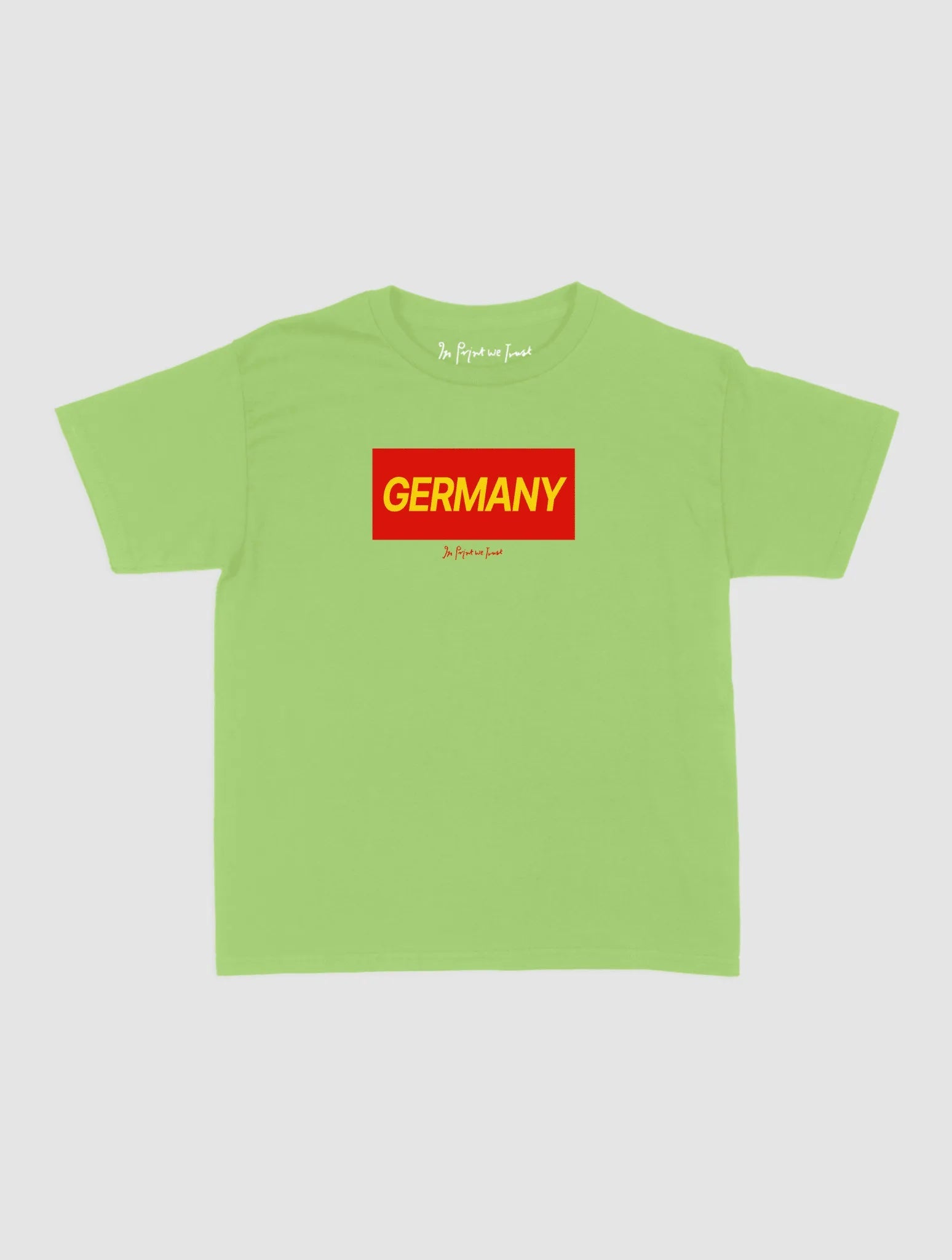 germany baby tee - In Print We Trust