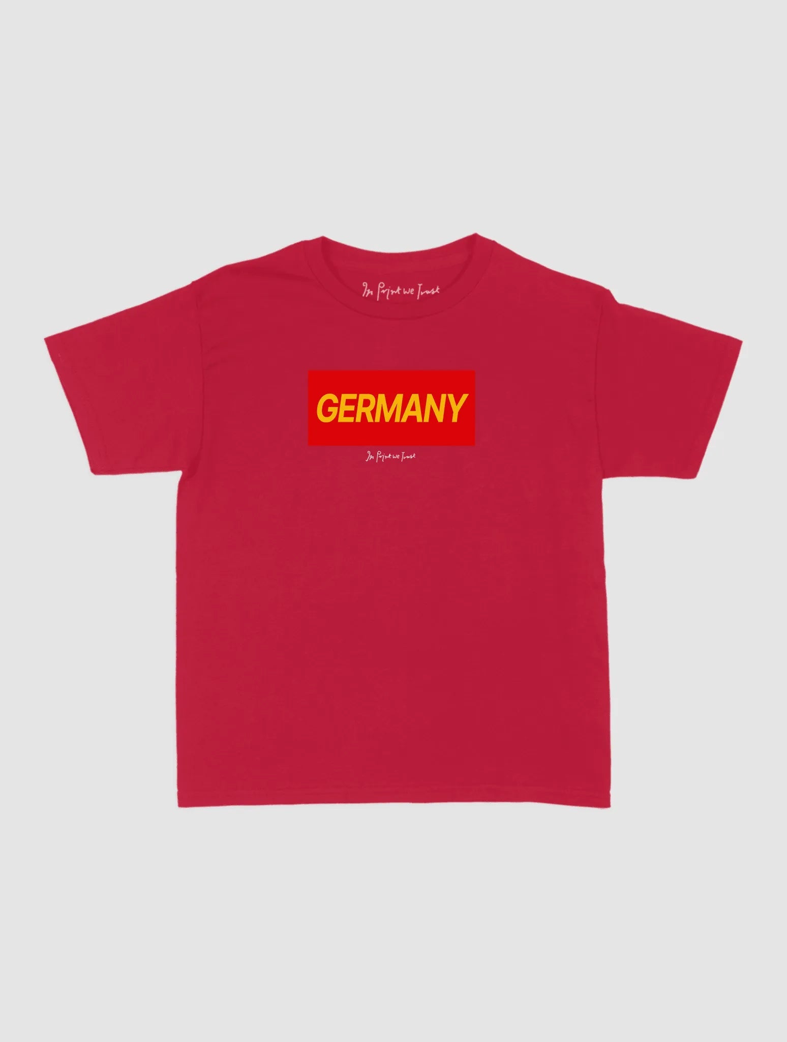 germany baby tee - In Print We Trust