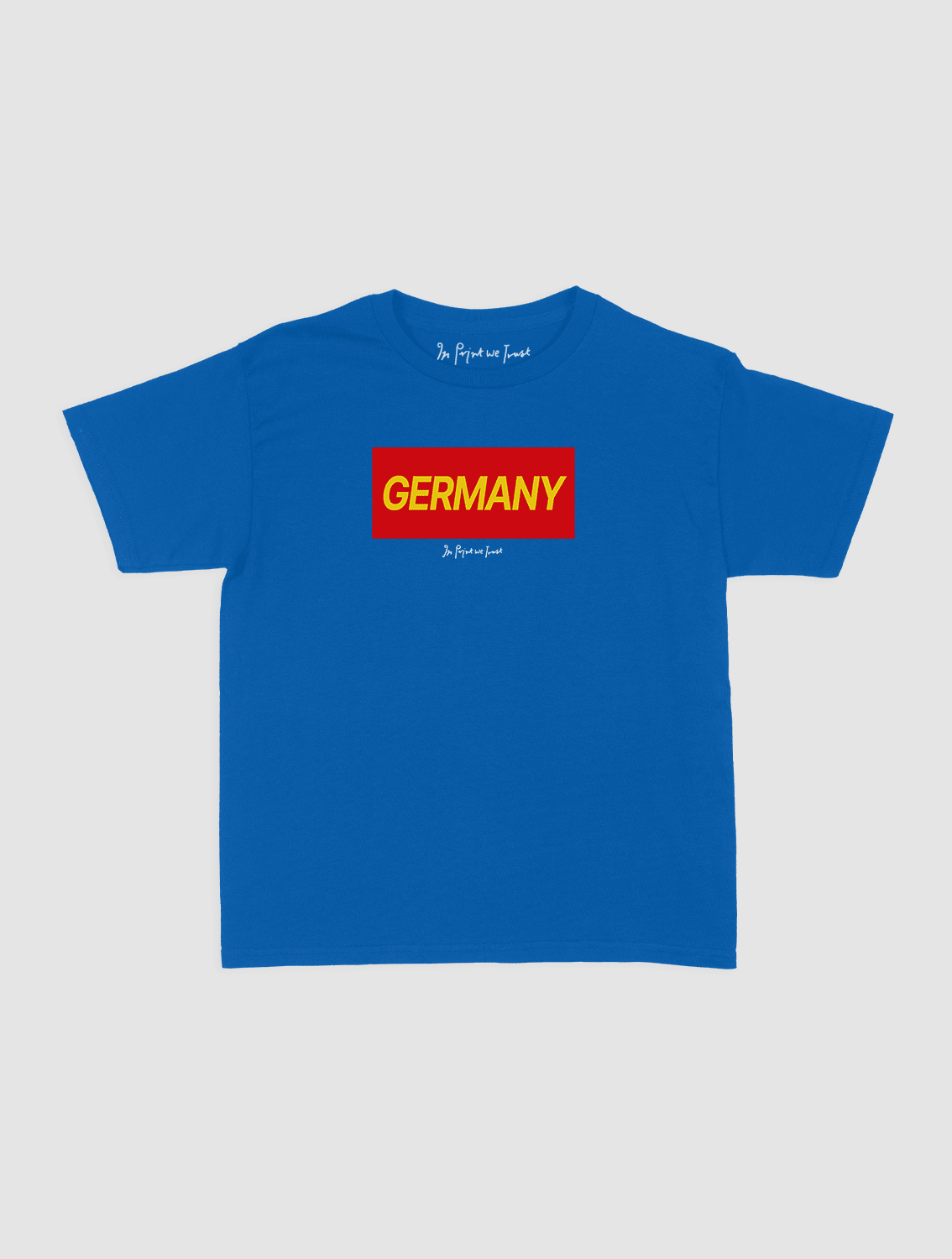 germany baby tee - In Print We Trust