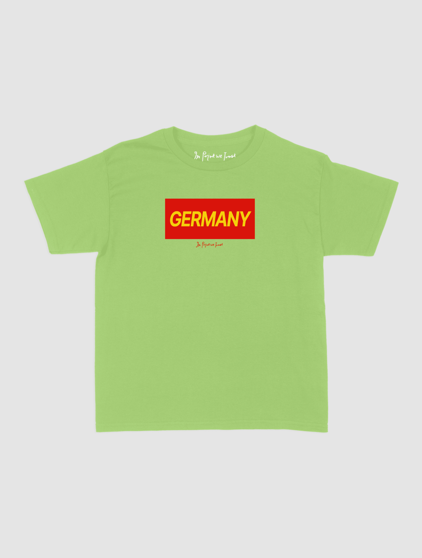 germany baby tee - In Print We Trust
