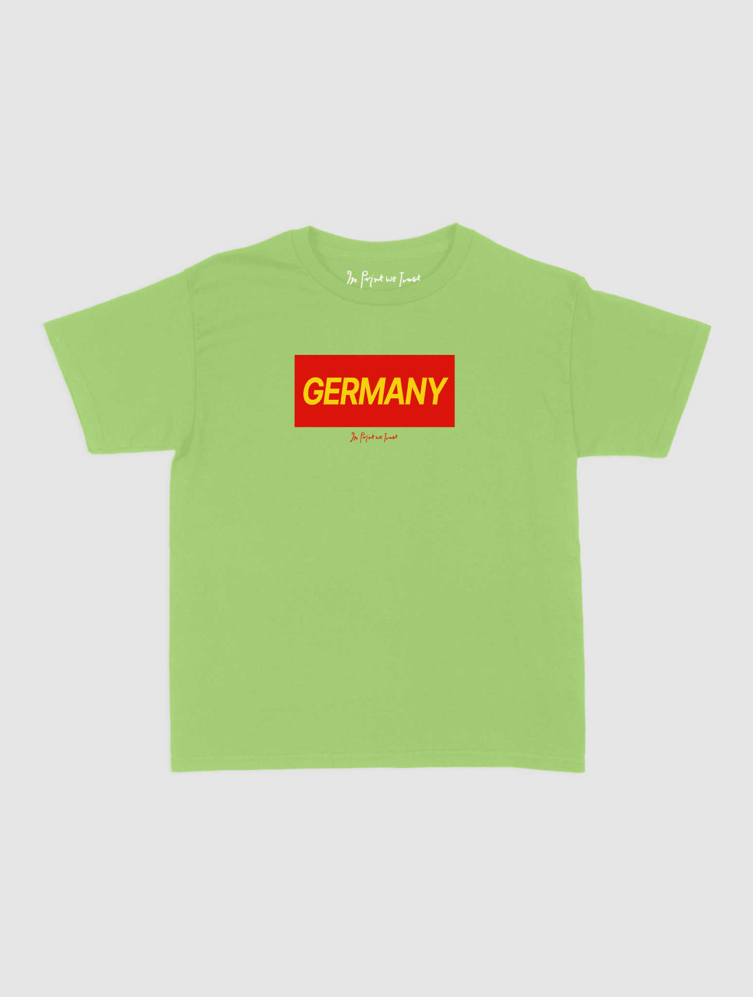 germany baby tee - In Print We Trust