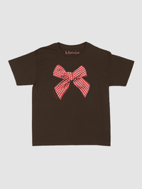 gingham baby tee