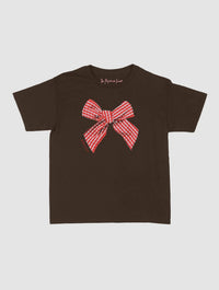 gingham baby tee - In Print We Trust