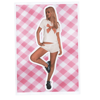 gingham baby tee - In Print We Trust