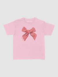gingham baby tee - In Print We Trust